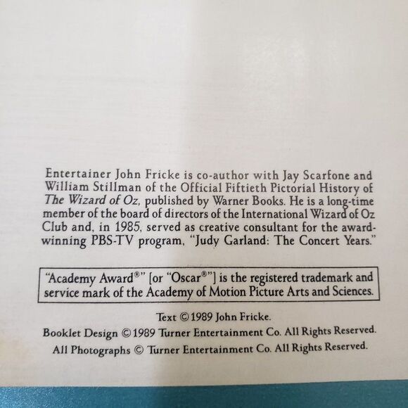 Vintage 1989 Wizard of Oz 50th Ann. VHS & Book - Picture 8 of 14